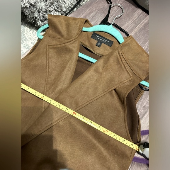 Marc New York Sleeveless Belted Coat/Vest Dress - Picture 9 of 9